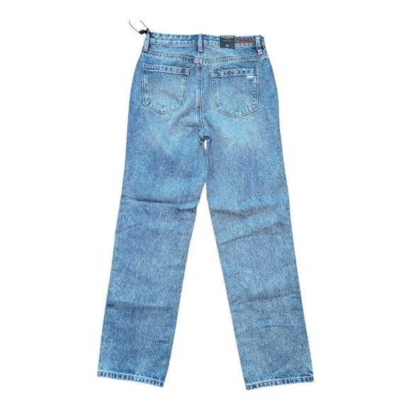 NWT Blank NYC The Howard Mid Rise Loose Fit Blue Jeans Women's Size 25 Straight - Picture 2 of 13